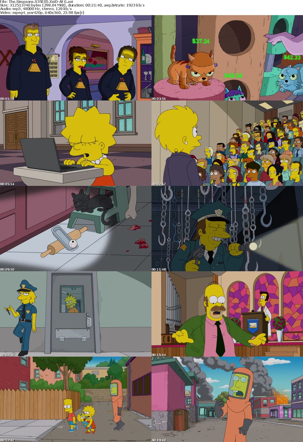 The Simpsons S35E05 XviD-AFG