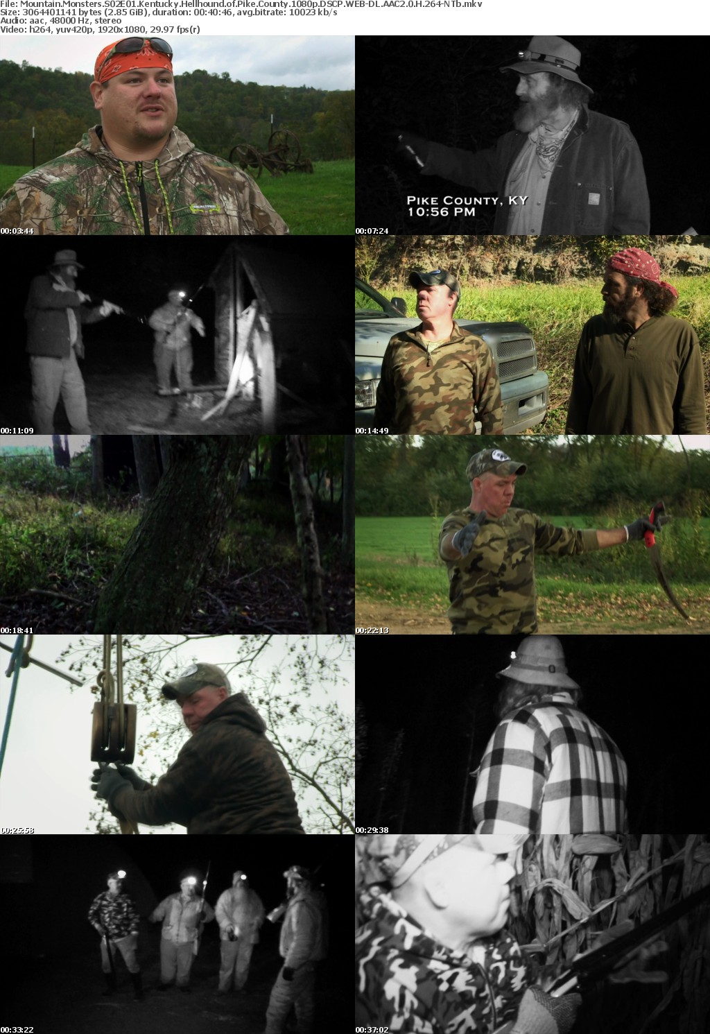 Mountain Monsters S02E01 Kentucky Hellhound of Pike County 1080p DSCP WEB-DL AAC2 0 H 264-NTb
