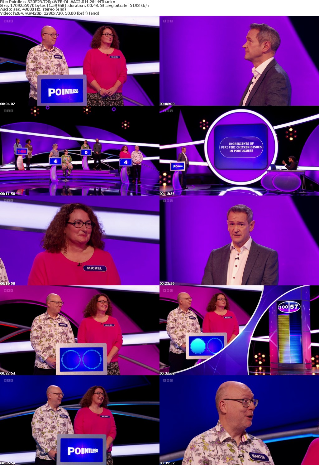 Pointless S30E23 720p WEB-DL AAC2 0 H 264-NTb