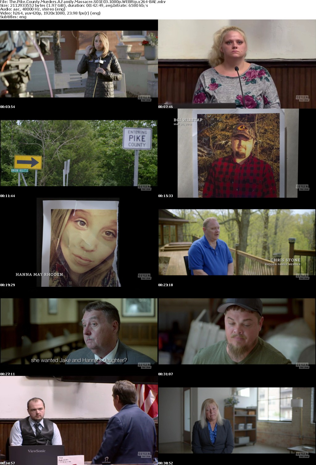 The Pike County Murders A Family Massacre S01E03 1080p WEBRip x264-BAE