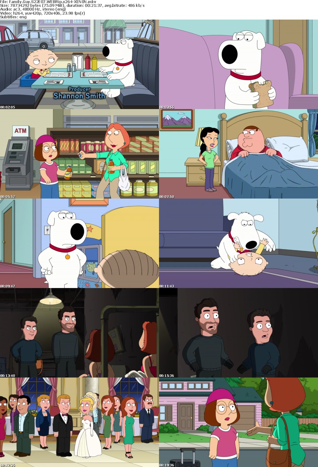 Family Guy S22E07 WEBRip x264-XEN0N