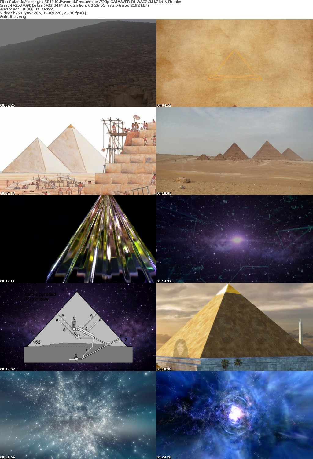 Galactic Messages S01E10 Pyramid Frequencies 720p GAIA WEB-DL AAC2 0 H 264-NTb