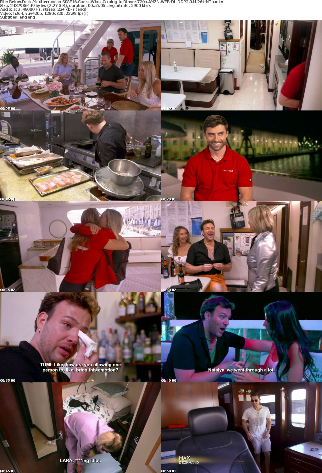 Below Deck Mediterranean S08E16 Guess Whos Coming to Dinner 720p AMZN WEB-DL DDP2 0 H 264-NTb