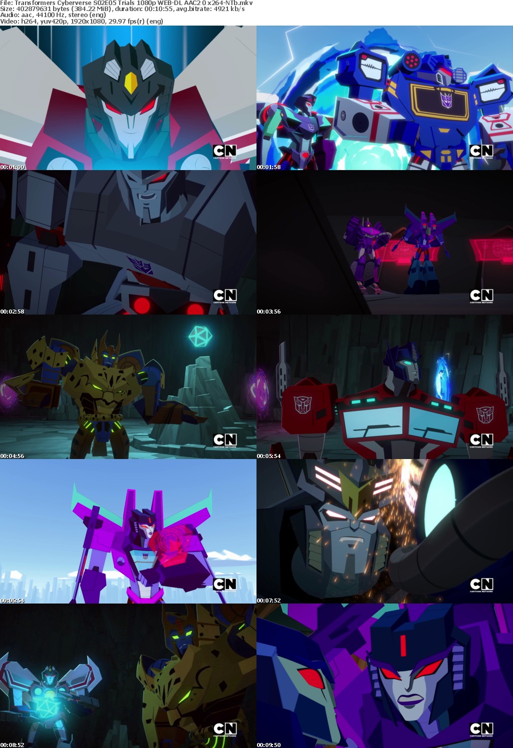 Transformers Cyberverse S02E05 Trials 1080p WEB-DL AAC2 0 x264-NTb