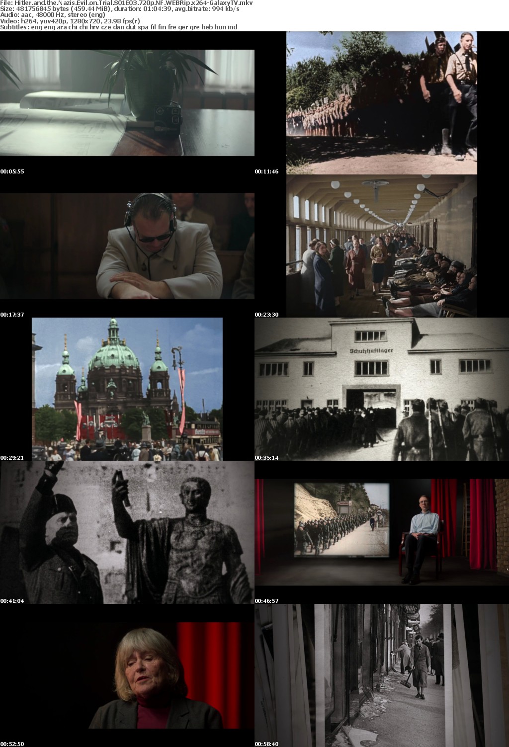 Hitler and the Nazis Evil on Trial S01 COMPLETE 720p NF WEBRip x264-GalaxyTV