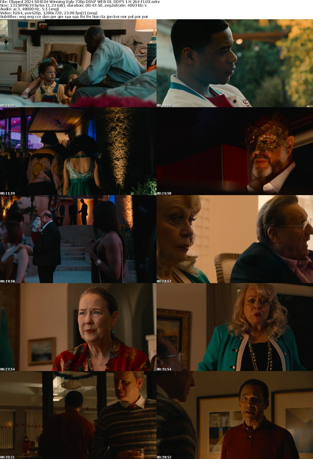 Clipped 2024 S01E04 Winning Ugly 720p DSNP WEB-DL DDP5 1 H 264-FLUX